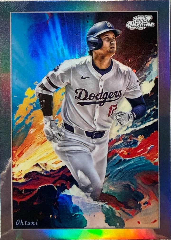 Shohei Ohtani 2024 Topps Chrome refractor